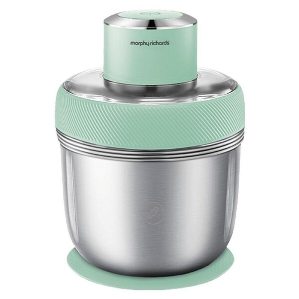 Morphy Richards Stainless Steel Electric Chopper - Spearmint Green