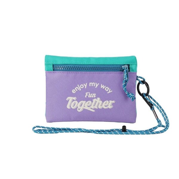 M SQUARE Anti-Theft Money and Ticket Pouch ?C Secure Travel Organizer for Valuables Purple