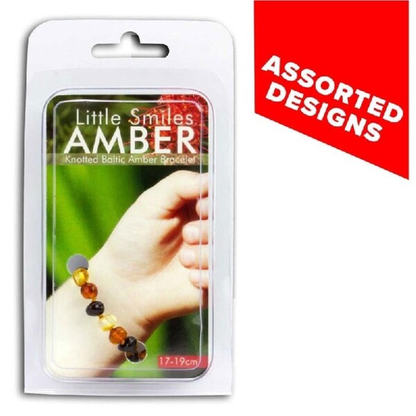 Little Smiles Amber Bracelet 17-19cm