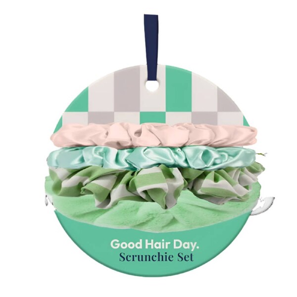 Designer Brands Good Hair Day Scrunchie Set Mint Chip