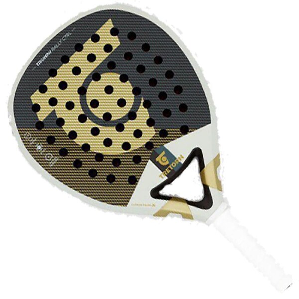 Tretorn Triumph Rally Control Padel Racquet Paddle Racket in Gold/White