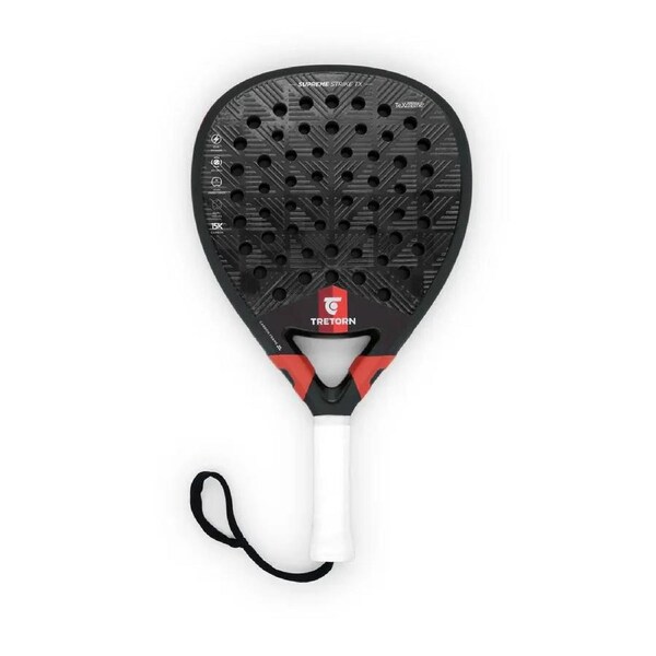 Tretorn Supreme Strike TX Padel Racquet Paddle Racket in Black
