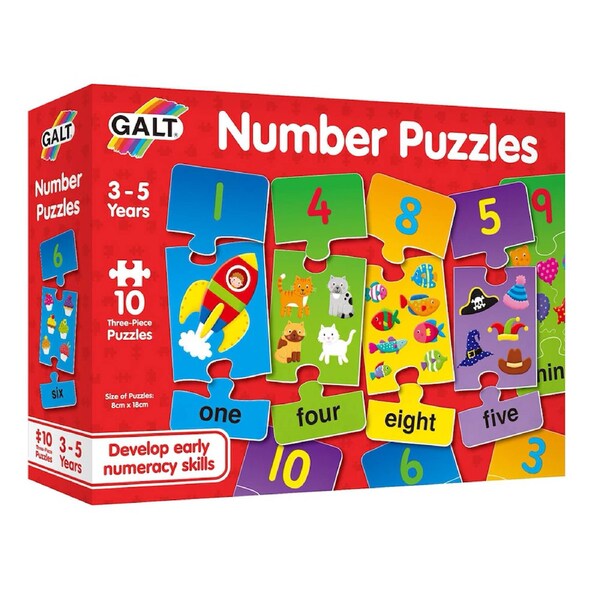 Galt Toys Number Puzzles Educational Toy
