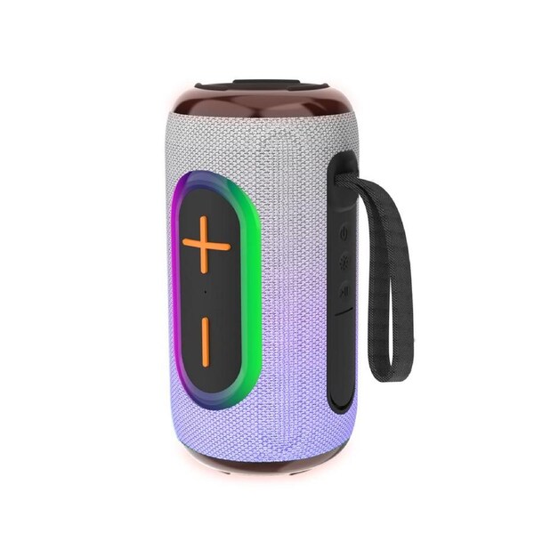 Laser RGB Bluetooth Speaker Future Dusk Fabric TWS AUX USB MicroSD Portable