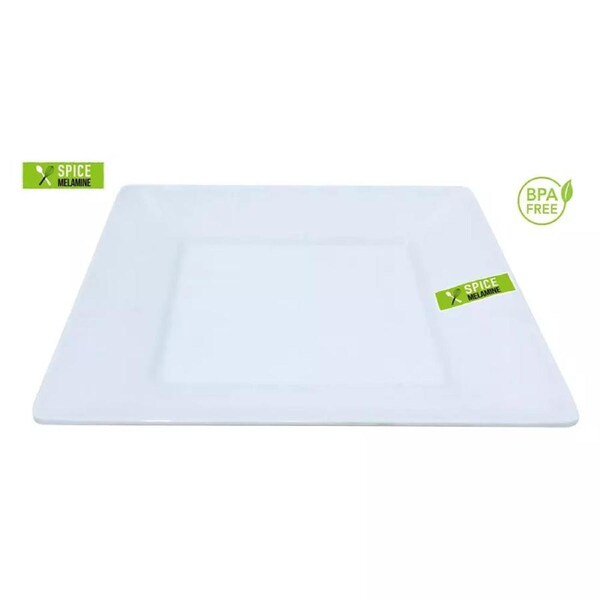 36 x Melamine Platters 21X21CM Square Serving Catering Tray Party Event
