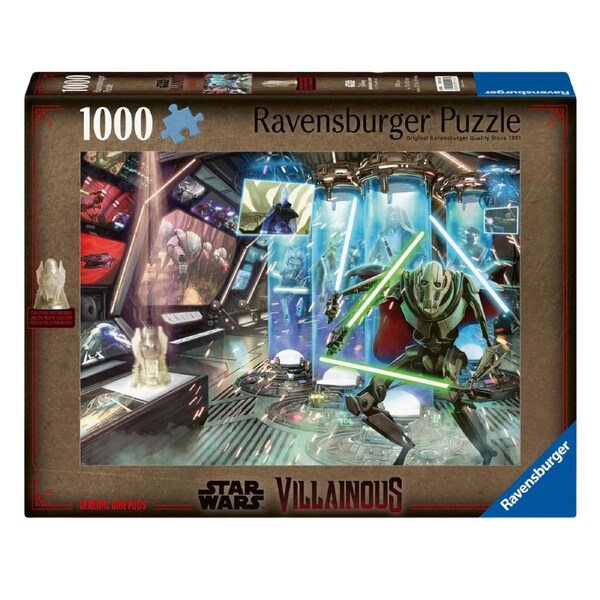 1000pc Ravensburger Star Wars General Grievious Fig Puzzle 68x48cm Game 14y+