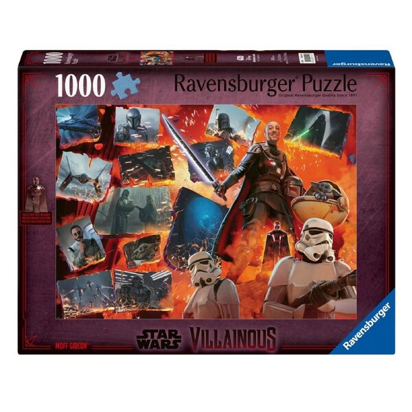 1000pc Ravensburger Star Wars Moff Gideon Fig Jigsaw Puzzle 68x48cm Game 14y+
