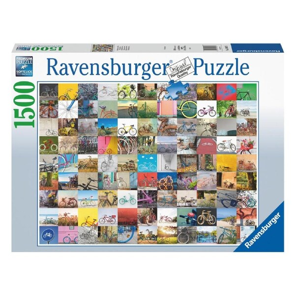 1500pc Ravensburger 99 Bicycles & More Jigsaw Puzzle 78x58cm Kids Game 12y+