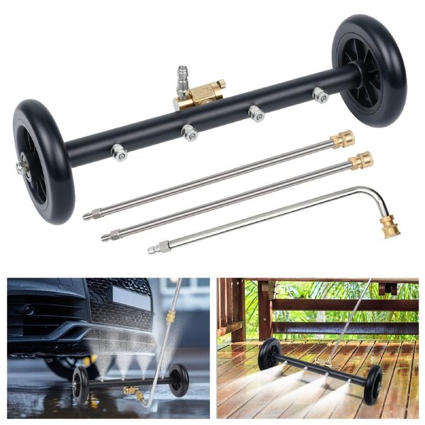 Advwin 2-in-1 Pressure Washer Undercarriage Cleaner 16" - 4000 PSI