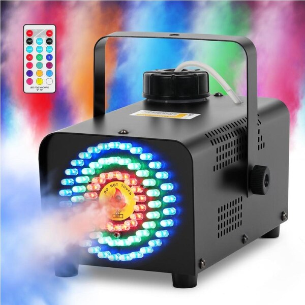 Advwin Fog Machine,12 RGB LED Party, 2300CFM - 750W