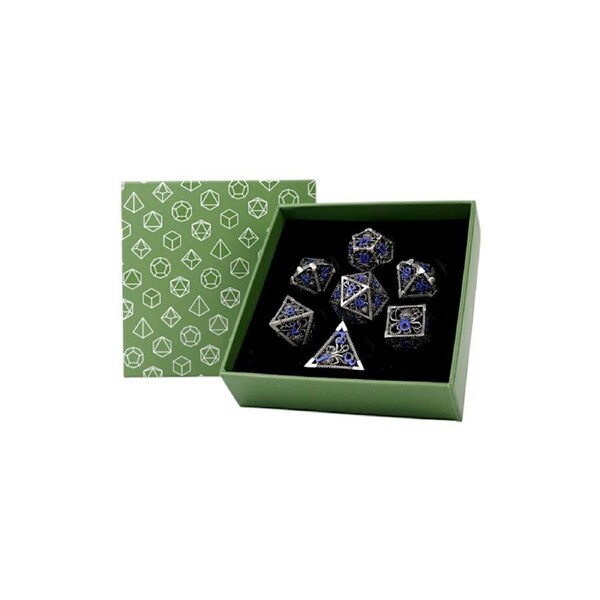LPG Dice Strange Aeon Dice Set Steel/Blue