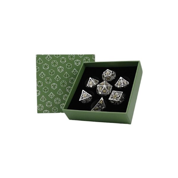 LPG Dice Strange Aeon Dice Set Chrome/Gold