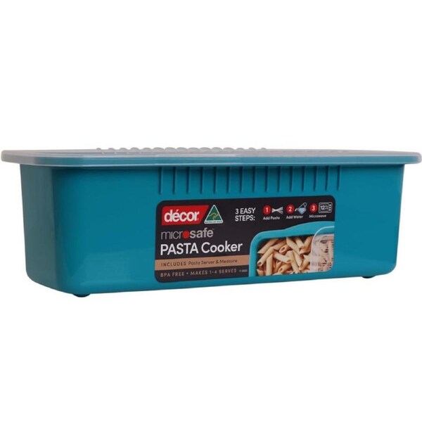 Décor Microsafe Pasta Cooker, Teal