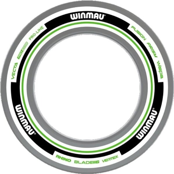 Winmau Advance White and Green Dart Board Surround