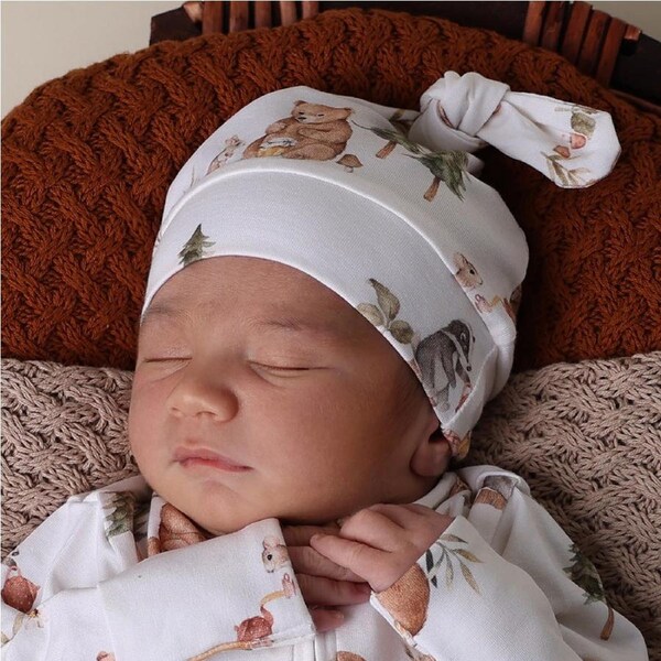 Snuggle Hunny Bears Organic Knotted Beanie