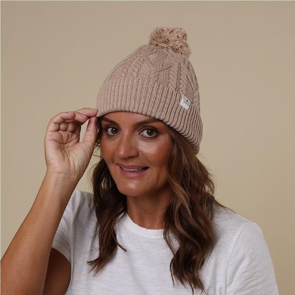Snuggle Hunny Hazelnut Organic Adult Knit Beanie