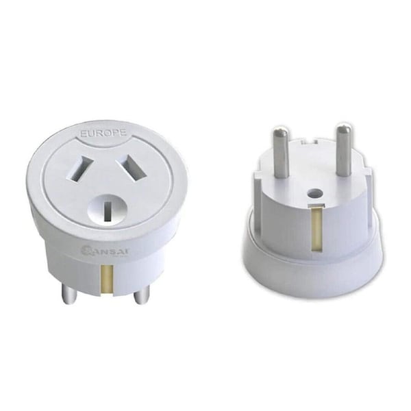 Sansai STV-1010 Outbound Travel Adapter - NZ / AU to Europe Plug