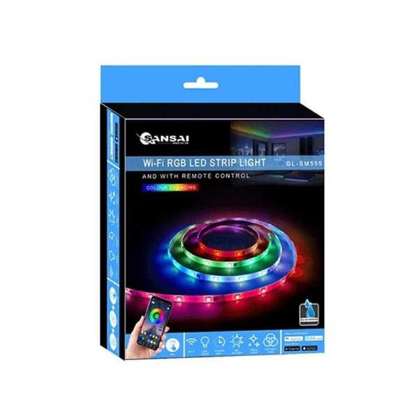 Sansai GL-SM555: 5m Smart Wifi LED Strip Lights
