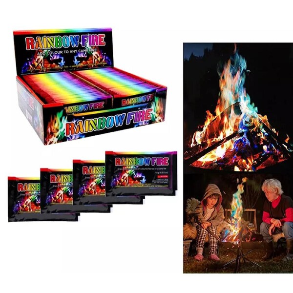 5pk 15g Mystical Fire Dust Magical Colourful Flames Rainbow Campfire Outdoor