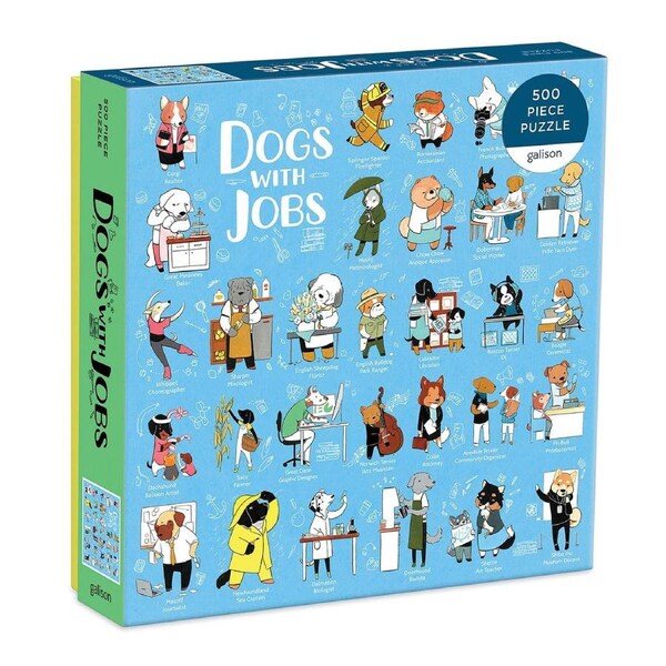 Dogs with Jobs Jigsaw Puzzle 500 Pieces