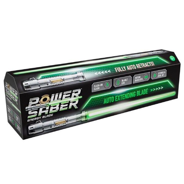 Goliath Power Saber Energy Blade Light-Up Sword RPG Toy 90cm Kids Green 6y+