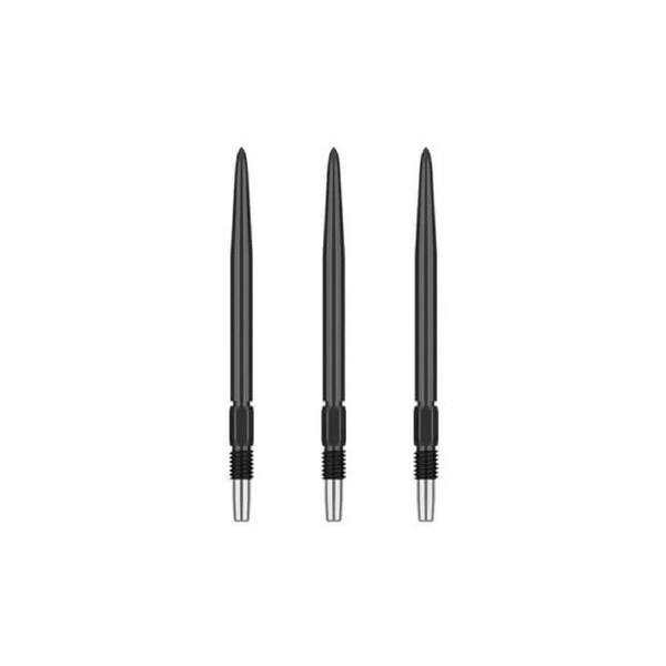3pc Target Swiss Steel Tip Interchangeable Dart Point Pocket Size 30mm Black