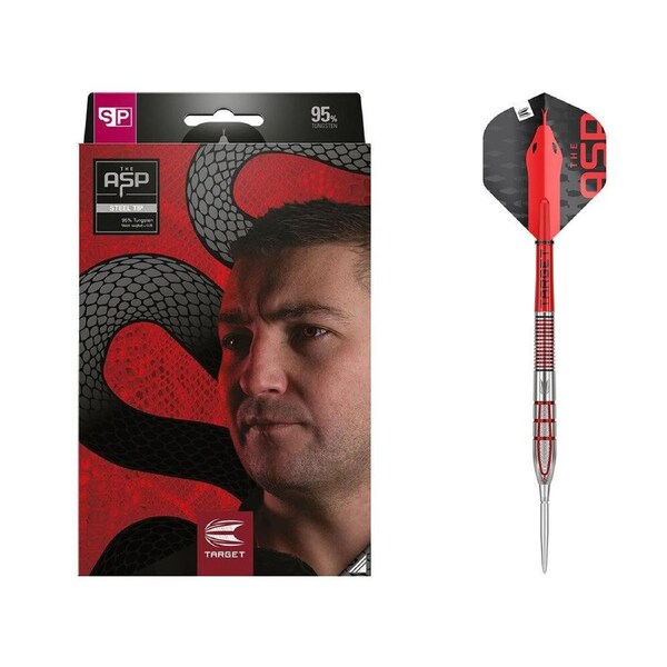 Target Nathan Aspinall G2 95% Steel Tip Competitive Play Durable Darts 26g Red