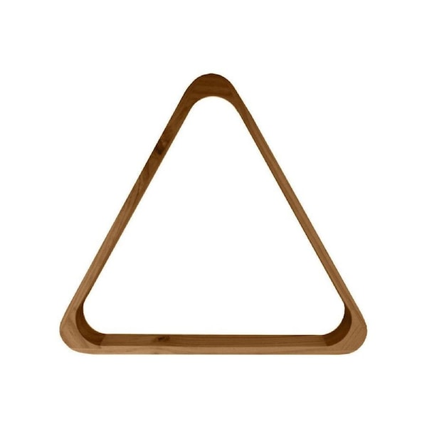 Formula Sports 10 Ball Rack Wooden Billiards/Pool Durable Triangle Brown