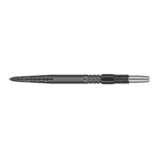 3pc Target Swiss DX Diamond Grip Steel-Tip Durable Dart Points 26mm Black