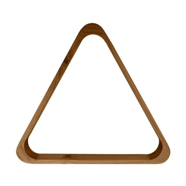 Formula Sports 10 Ball Rack Wooden Durable Pool/Billiards Triangle Brown