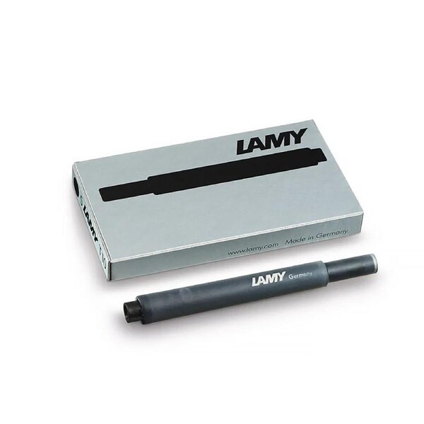 LAMY T10 Fountain Pen Ink Cartridges Pack of 5 Black