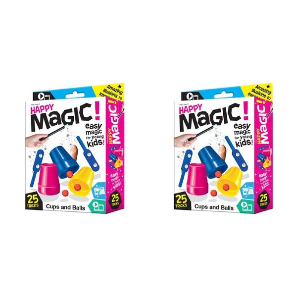 2PK Happy Magic Set 25 Tricks Kids/Children Educational Fun Toy Assorted 5y+