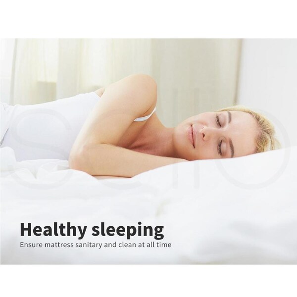 DreamZ Mattress Protector Waterproof Fully Fitted Terry Cotton Sheet Cover Single