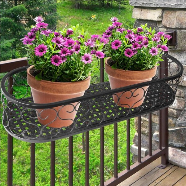 Levede Plant Stand Outdoor Indoor Home Decor Hanging Flower Garden Wall Shelf