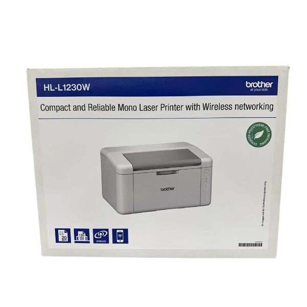 Brother HL-L1230W A4 Wireless Compact Mono Laser Printer 20PPM TN1170 replace HL-L1210W