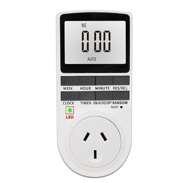 OZNALA Digital Timer Switch Socket Electric Programmable Power 240V AU Plug Clock