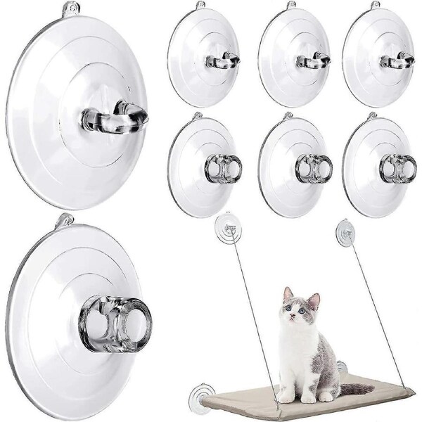 8 Pcs Suction Cups Cat Window Perch Cat Window Hammock Replacement Suction Cup for Kitty Cat Window Perches Bed Seat Hammock Pet Supplies