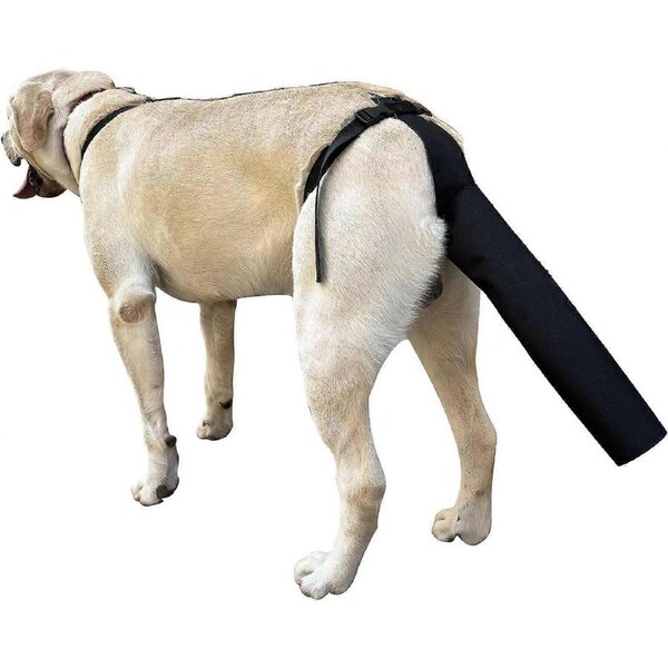 Dog Tail Protector, Dog Tail Guard Dog Tail Cover for Wounds Black Dog Harness
