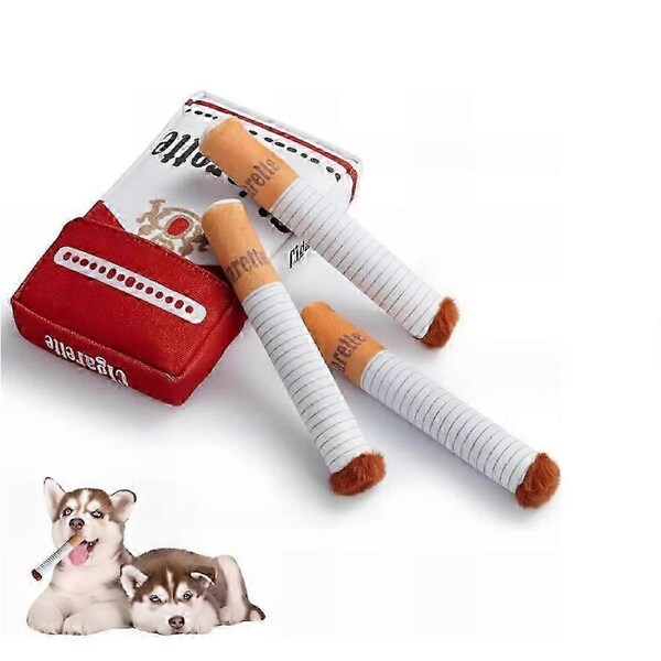 Interactive Giggles Stick Dog Toy, Cigarette Dog Toy, Squeaky Cigar Toys For 2025