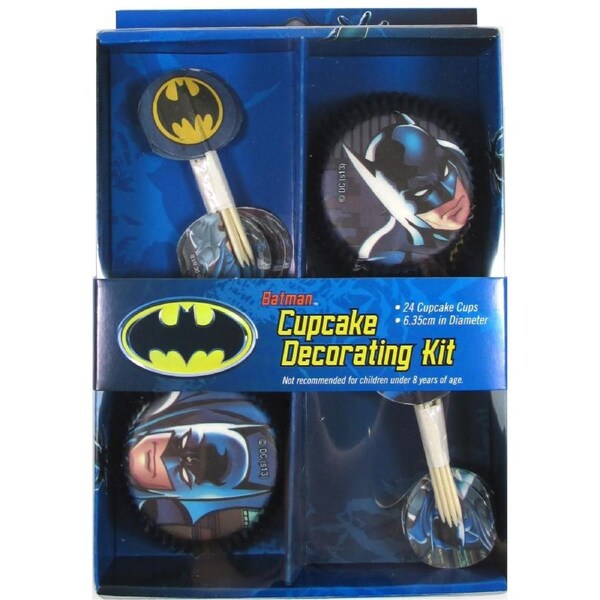 Batman Cupcake Decorating Kit (Set of 24)