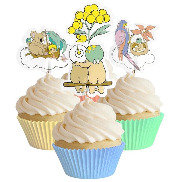 May Gibbs And Kasey Rainbow Cupcake Kit (Pack of 24)
