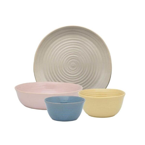 Ecology Ottawa 4 Piece Dinner Set - Multicolour