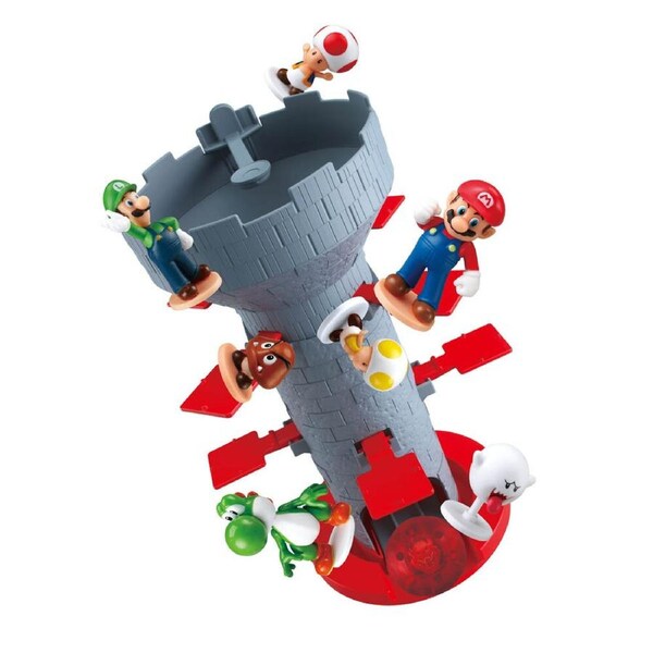 Super Mario Blow Up Shaky Tower Kids/Children Board Game Playset Toy 4y+