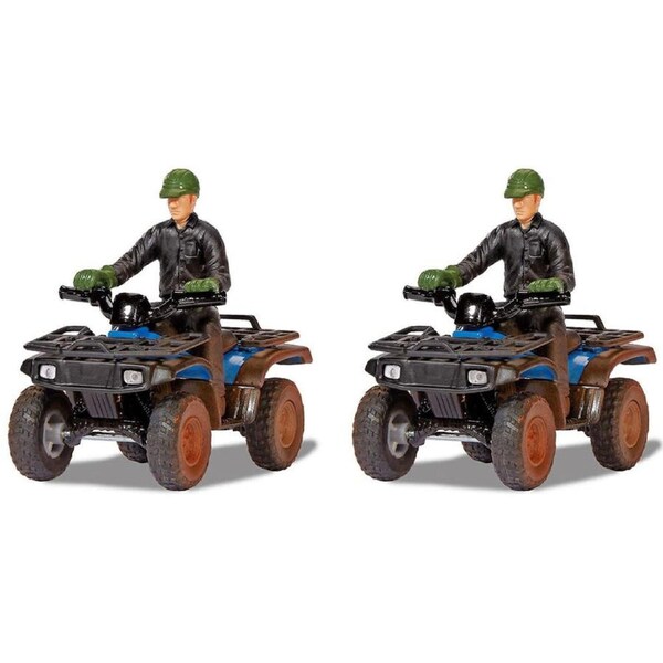 2PK Siku Massey Ferguson AgTV Blue Edition 1:32 Figure/Vehicle Kids Toy 3y+