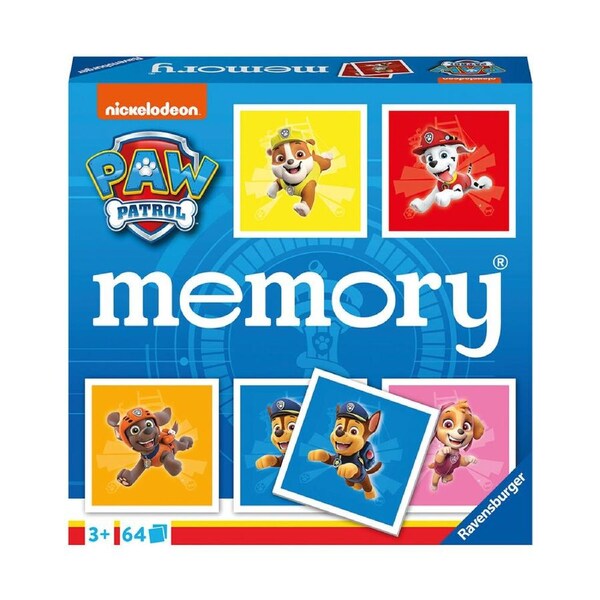 Ravensburger Paw Patrol Memory Kids Educational/Learning Toy 5x19cm 3y+