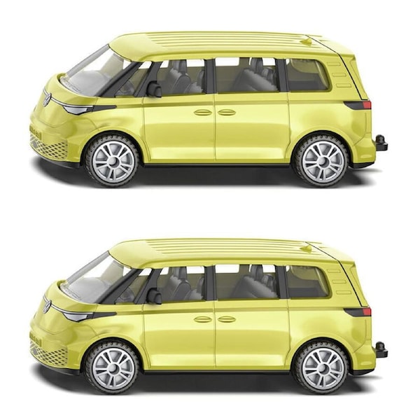 2PK Siku Yellow VW ID Buzz Van Diecast Miniature Vehicle Kids/Children Toy 3y+