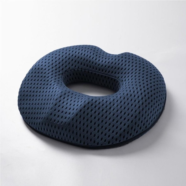 Vivva Seat Cushion Donut Comfort Pillow for Office Chair - Male,Navy