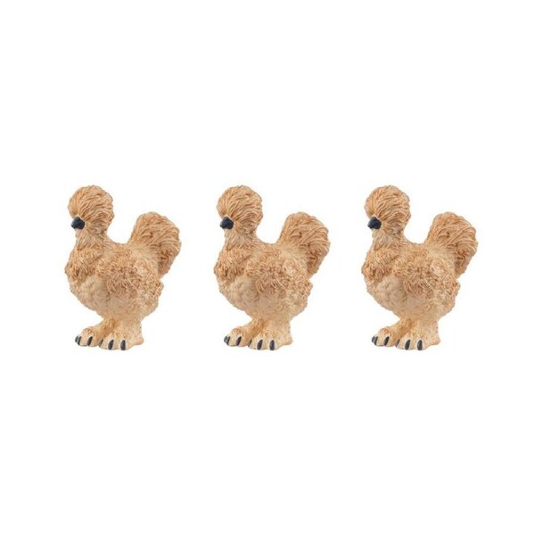 3PK Schleich Silk Chicken Animal Figure/Sculpture Kids/Children Play Toy 3y+