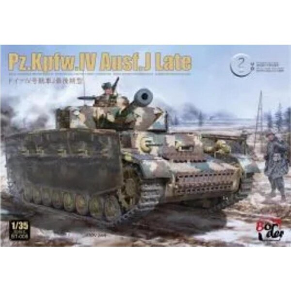 Border Model 1/35 Panzer IV J Late w/ Workable Tracks Plastic Model Kit [BT008]