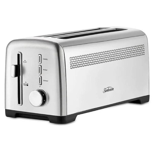 Sunbeam Long Toaster Fresh Start 4 Slice Stainless Steel